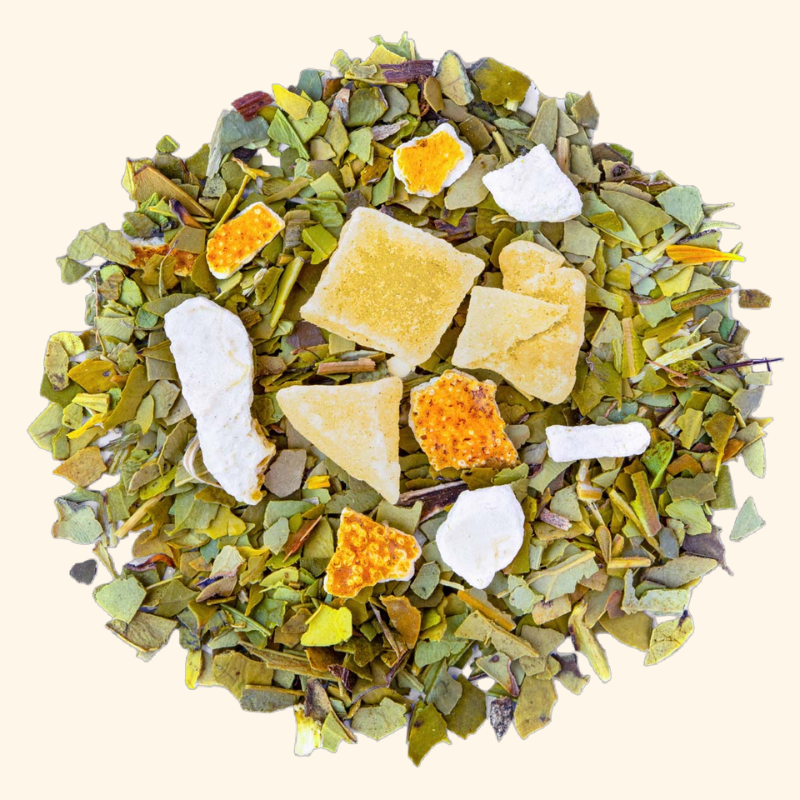 Maté vert Énergie Tropicale – infusion à la mangue et au citron – Thévana