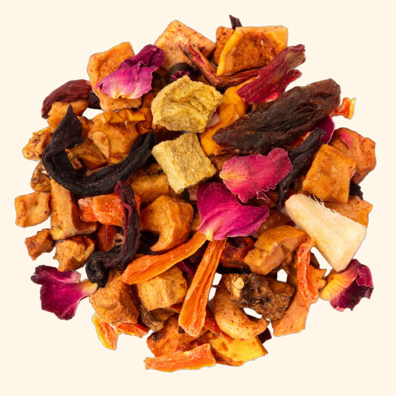 Infusion Évasion Exotique – fruits exotiques, mangue et ananas – Thévana