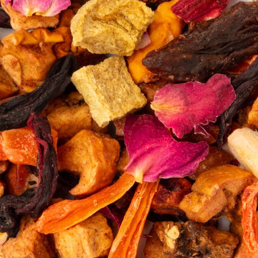 Infusion Évasion Exotique – fruits exotiques, mangue et ananas – Thévana