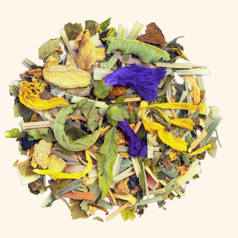 Infusion Manipura – gingembre, citronnelle et verveine – Thévana