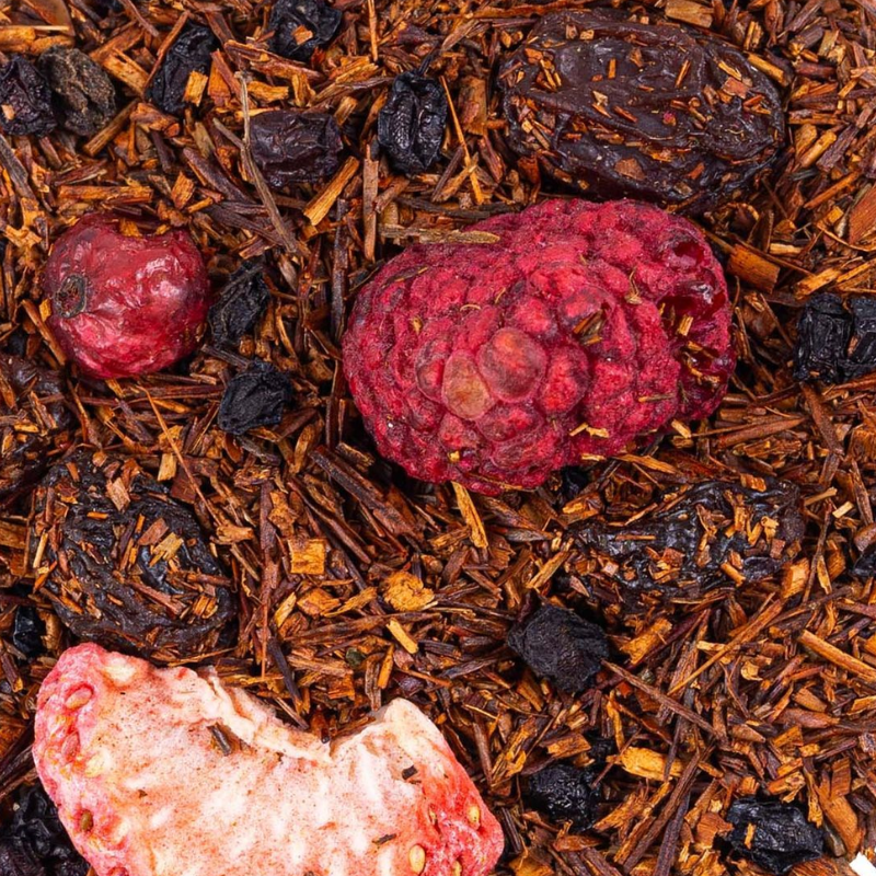 Rooibos Retour de Cueillette – infusion aux fruits rouges et cassis – Thévana