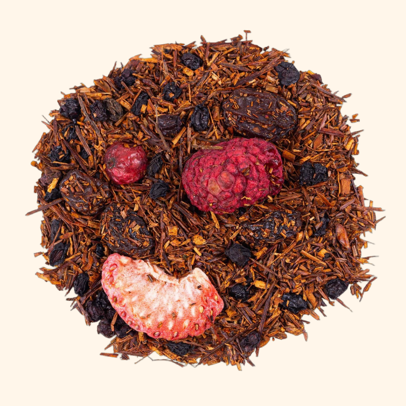 Rooibos Retour de Cueillette – infusion aux fruits rouges et cassis – Thévana